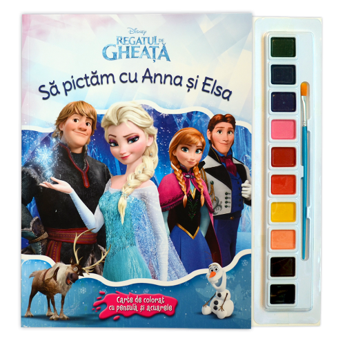Regatul de gheata. Sa pictam cu Anna si Elsa PDF