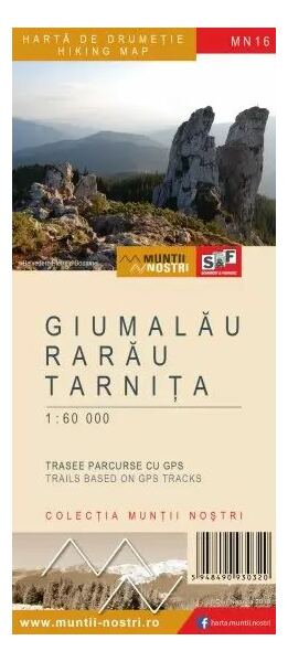 Muntii Giumalau-Rarau-Tarnita - Harta de drumetie - Muntii nostri