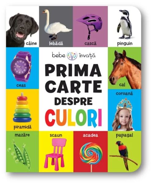 Prima carte despre culori. Bebe invata